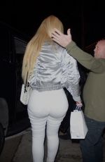 IGGY AZALEA Out for Dinner with Nick Young in West Hollywood 12/17/2017