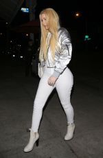 IGGY AZALEA Out for Dinner with Nick Young in West Hollywood 12/17/2017