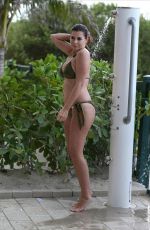 IMOGEN THOMAS in Bikini at a Beach in Miami 12/16/2017