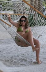 IMOGEN THOMAS in Bikini at a Beach in Miami 12/16/2017