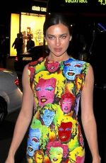 IRINA SHAYK at Versace Boutique Opening on Sloane Street in London 12/05/2017