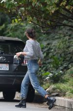 IRINA SHAYK in Jeans Out in Los Angeles 12/10/2017