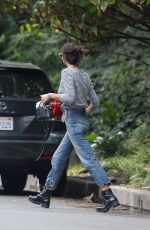 IRINA SHAYK in Jeans Out in Los Angeles 12/10/2017