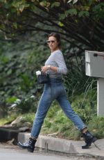 IRINA SHAYK in Jeans Out in Los Angeles 12/10/2017