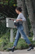 IRINA SHAYK in Jeans Out in Los Angeles 12/10/2017