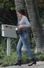 IRINA SHAYK in Jeans Out in Los Angeles 12/10/2017