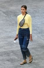 IRINA SHAYK on the Set of a Photoshoot at Miami International Airport 12/02/2017