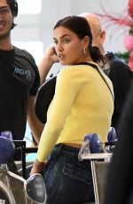 IRINA SHAYK on the Set of a Photoshoot at Miami International Airport 12/02/2017