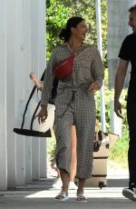 IRINA SHAYK on the Set of a Photoshoot at Miami International Airport 12/02/2017