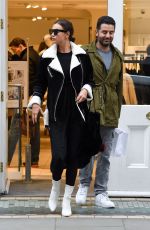 IRINA SHAYK Out Shopping in London 12/05/2017