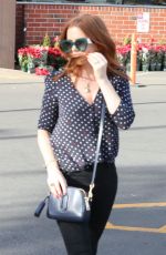 ISLA FISHER Out Shopping in Beverly Hills 12/08/2017