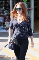 ISLA FISHER Out Shopping in Beverly Hills 12/08/2017
