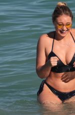 ISKRA LAWRENCE in Bikini at a Beach in Miami 12/11/2017