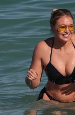 ISKRA LAWRENCE in Bikini at a Beach in Miami 12/11/2017