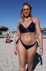 ISKRA LAWRENCE in Bikini at a Beach in Miami 12/11/2017