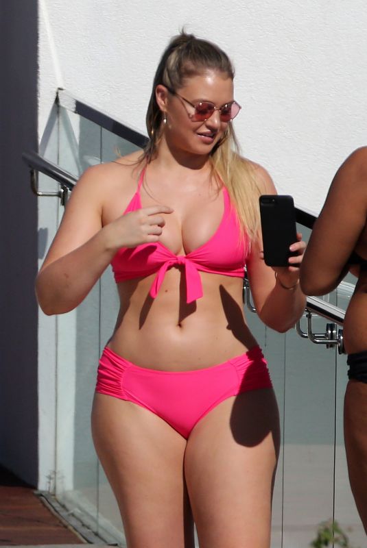 ISKRA LAWRENCE in Bikini in Miami 12/12/2017