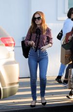 ISLA FISHER in Jeans Out in Beverly Hills 12/01/2017