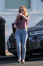 ISLA FISHER in Jeans Out in Beverly Hills 12/01/2017