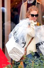 ISLA FISHER Shopping at The Grove in Los Angeles 12/31/2017