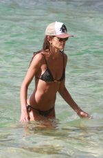 IZABEL GOULART and Kevin Trapp at Cacimba Do Padre Beach in Fernando De Noronha 12/30/2017