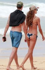 IZABEL GOULART and Kevin Trapp on the Beach in Fernando De Noronha 12/29/2017