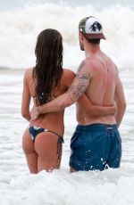 IZABEL GOULART and Kevin Trapp on the Beach in Fernando De Noronha 12/29/2017