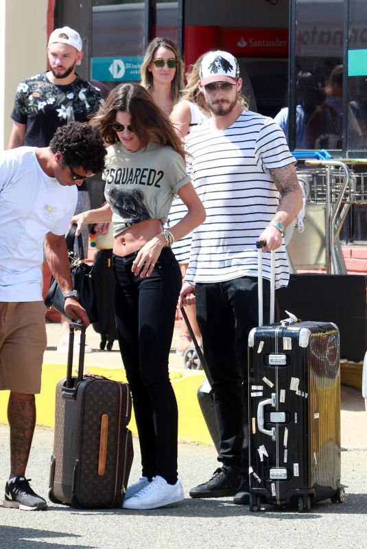 IZABEL GOULART Heading to Airport in Fernando De Noronha 12/30/2017