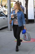 JACQUELINE EMERSON Out Shopping in Beverly Hills 12/18/2017
