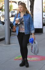 JACQUELINE EMERSON Out Shopping in Beverly Hills 12/18/2017