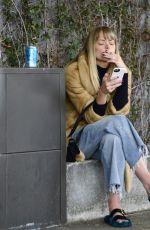 JAIME KING Chats on Her Cell Phone in Beverly Hills 12/21/2017