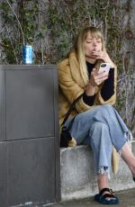 JAIME KING Chats on Her Cell Phone in Beverly Hills 12/21/2017