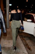 JASMIN SAVOY BROWN Leaves Catch LA in Los Angeles 12/06/2017
