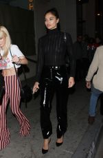JASMINE TOOKES and SHANINA SHAIK Night Out in West Hollywood 12/22/2017