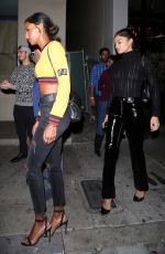 JASMINE TOOKES and SHANINA SHAIK Night Out in West Hollywood 12/22/2017