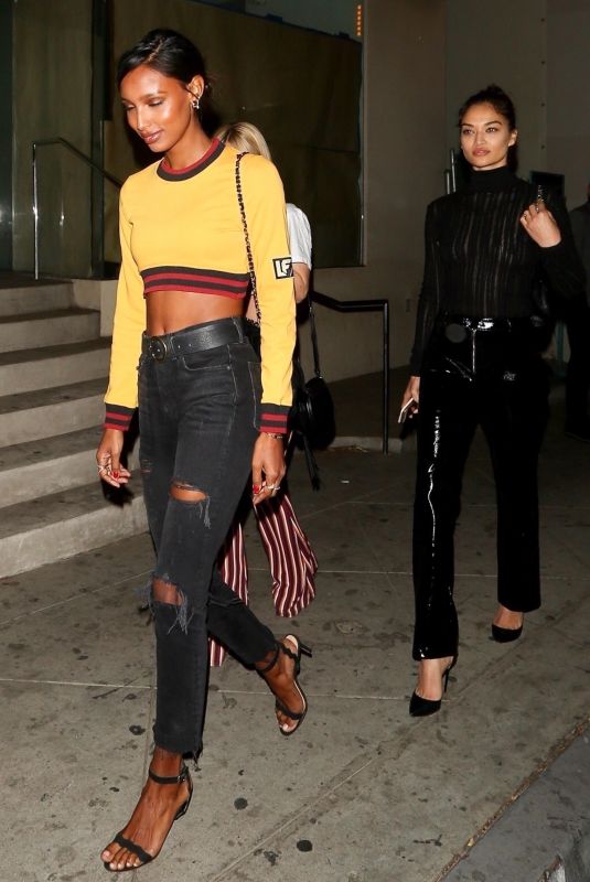 JASMINE TOOKES and SHANINA SHAIK Night Out in West Hollywood 12/22/2017