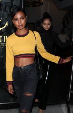 JASMINE TOOKES and SHANINA SHAIK Night Out in West Hollywood 12/22/2017