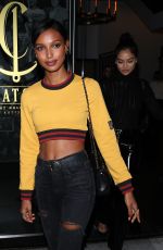 JASMINE TOOKES and SHANINA SHAIK Night Out in West Hollywood 12/22/2017