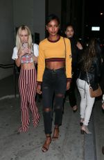 JASMINE TOOKES and SHANINA SHAIK Night Out in West Hollywood 12/22/2017