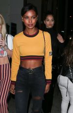 JASMINE TOOKES and SHANINA SHAIK Night Out in West Hollywood 12/22/2017