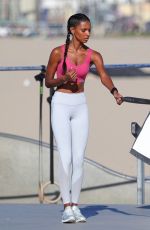 JASMINE TOOKES on the Set of Victoria