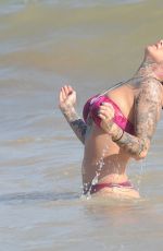 JEMMA LUCY in Bikini on the Beach in Gran Canaria 12/30/2017