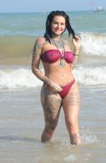 JEMMA LUCY in Bikini on the Beach in Gran Canaria 12/30/2017