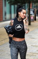 JEMMA LUCY Leaves a Gym in Manchester 12/23/2017