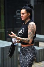 JEMMA LUCY Leaves a Gym in Manchester 12/23/2017