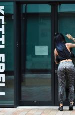 JEMMA LUCY Leaves a Gym in Manchester 12/23/2017