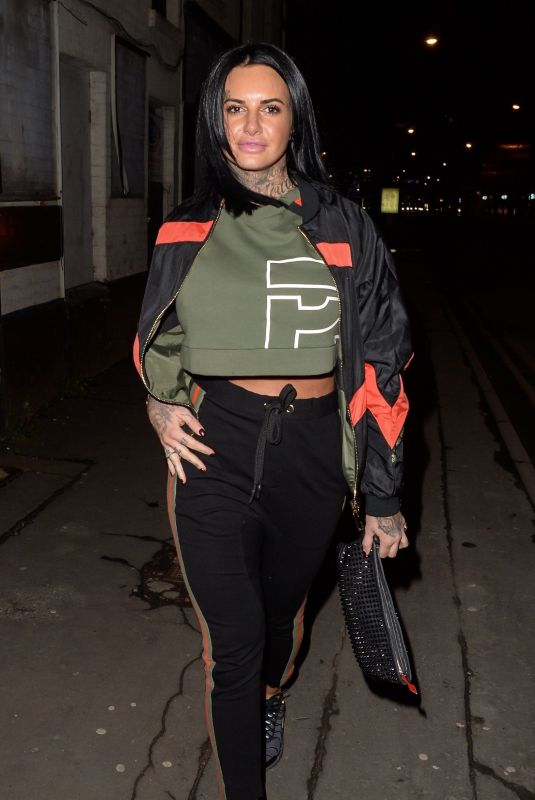 JEMMA LUCY Leaves Bem Brazil in Manchester 12/09/2017