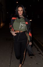 JEMMA LUCY Leaves Bem Brazil in Manchester 12/09/2017