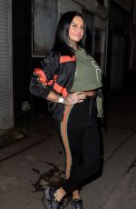 JEMMA LUCY Leaves Bem Brazil in Manchester 12/09/2017