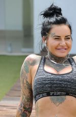 JEMMA LUCY Working Out on Holiday in Gran Canaria 12/27/2017