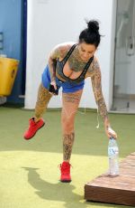 JEMMA LUCY Working Out on Holiday in Gran Canaria 12/27/2017